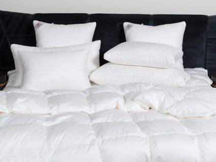 Подушка German Grass King Down Grass трехкамерная 3D с бортиком упругая 70х70