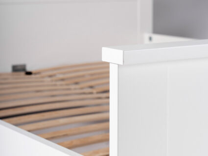 Кровать Гуд Лакк Сага белая 90х200