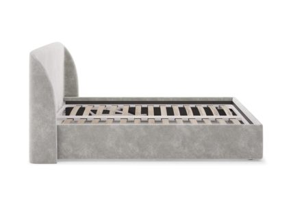 Кровать Сонум Nicole Микровелюр Светло-серый