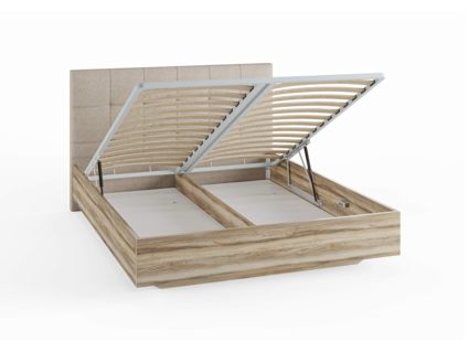 Кровать Сонум Vena Ясмунд + Рогожка Льняная (с подъемным механизмом) 160х200