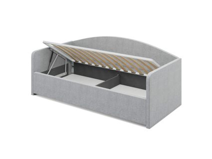 Кровать Сонум Uno Рогожка Мокко (с подъемным механизмом) 80х180