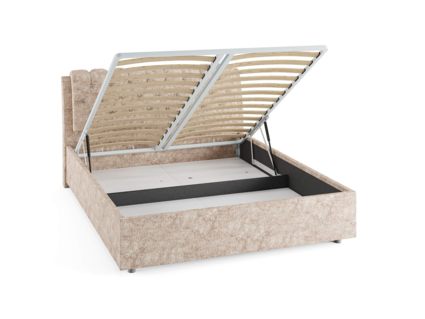 Кровать Сонум Olivia Кашемир Синий (с подъемным механизмом) 90х190