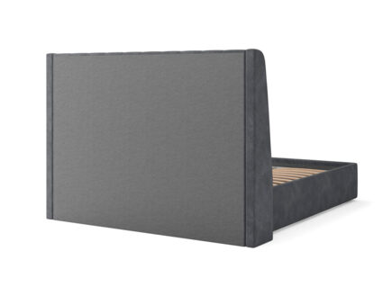 Кровать Сонум Samanta Рогожка Деним 140х200