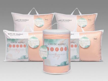 Подушка Софи де Марко Joy (персик) 70х70