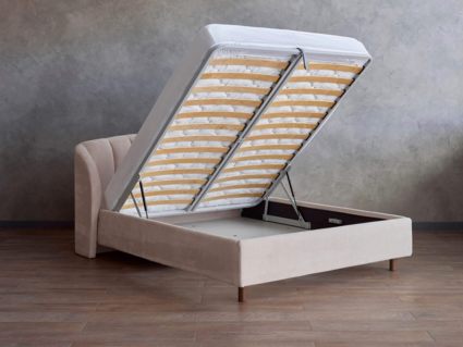 Кровать Сонум Valencia Рогожка Графит (с подъемным механизмом) 200х190