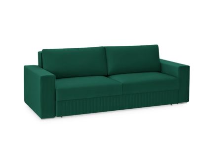 Диван Фиеста Мебель Тусон Лайт велюр Vivaldi 11 зеленый Длина 232 см