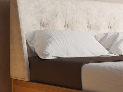 Кровать DreamLine Лацио 4 бук Натуральный/бежевый 180х190