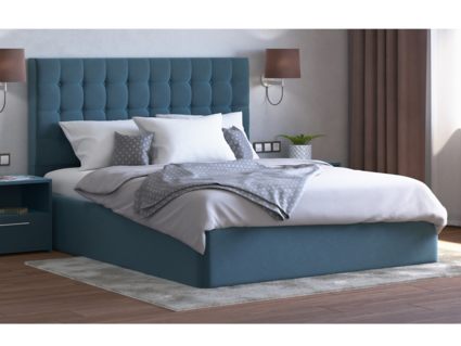 Кровать Lonax Аврора велюр Dolly-13 (с основанием) 180х195