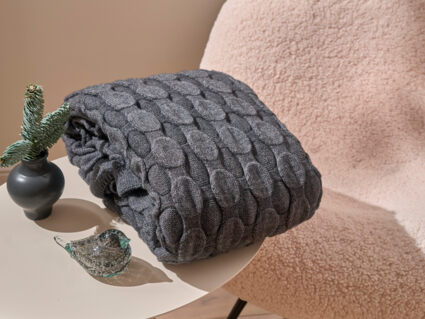 Плед Luxberry BUBBLES графитовый 1464