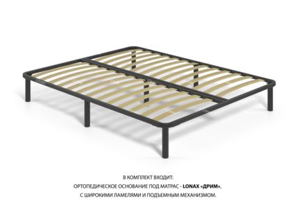 Кровать Lonax Фелиса велюр Dolly-3 (с подъемным механизмом) 120х190