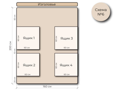 Кровать Mr.Mattress Site Box экокожа Black 80х190