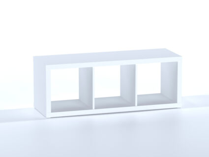 Стеллаж Гуд Лакк Фора 3 белый 38х41