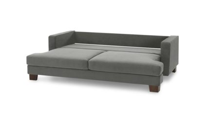 Диван Фиеста Мебель Марсель велюр Vivaldi 07 серый