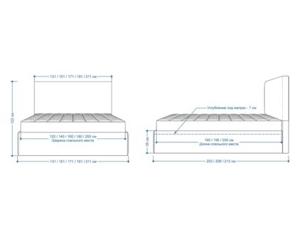 Кровать Lonax Фелиса велюр Dolly-13 (с основанием) 180х195