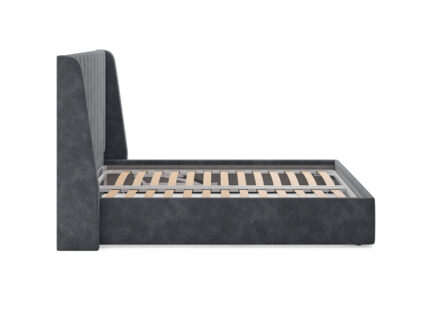 Кровать Сонум Samanta Рогожка Деним 140х200