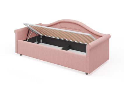 Кровать Сонум Maria Рогожка Мокко (с подъемным механизмом) 80х200