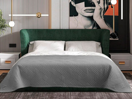 Покрывало Primavelle Velvet серое 220х240