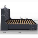Кровать Sleeptek Premier 5 Велюр 15 (с подъемным механизмом) 140х200