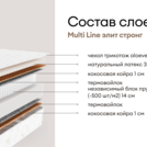 Матрас Мистер Слип Multi Line элит стронг 140х200