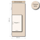 Кровать Mr.Mattress Site Box экокожа Beige 80х200