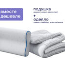 Одеяло Димакс Файбер всесезонное + подушка Димакс Базис Макси 172х205