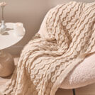 Плед Luxberry BUBBLES молочный 120х170