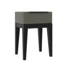 Тумба Rivi Goodman (с одним ящиком) Серый графит/венге 35х40